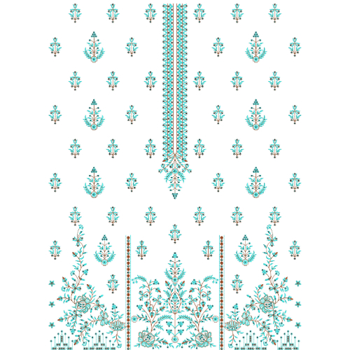 Dress Embroidery Design