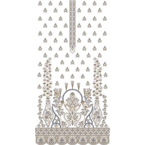 Simple Dress Embroidery Design