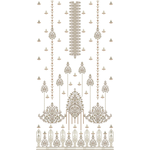 Unique dress Embroidery Design