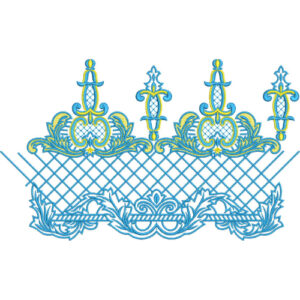 Lace Kurta Embroidery Design