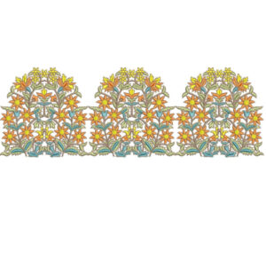 Simple Lace Embroidery Design