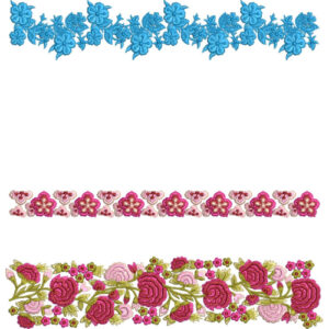 Lace Flower Embroidery Design