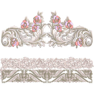 Unique Lace Embroidery Design