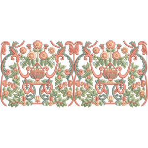 Floral Lace Embroidery Design