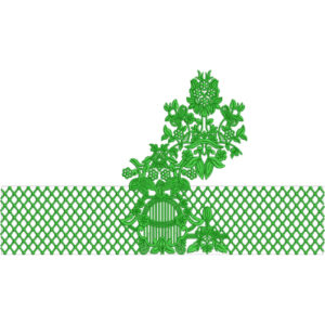 Lace Flower Embroidery Design