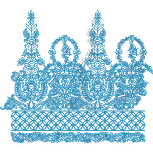 Simple Lace Embroidery Design