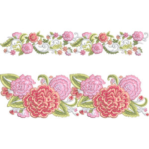 Simple Lace Embroidery Design