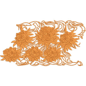 Lace Flower Embroidery Design