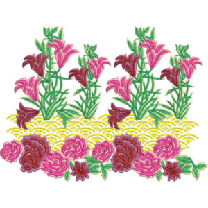 Floral Lace Embroidery Design