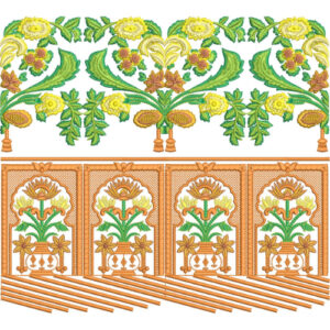 Unique Lace Embroidery Design