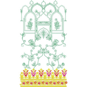 Simple Lace Embroidery Design