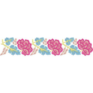 Floral Lace Embroidery Design