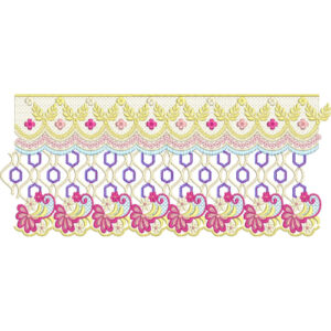 Unique Lace Embroidery Design