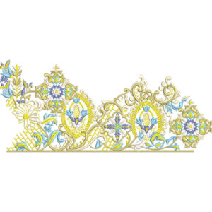 Floral Lace Embroidery Design