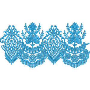 Lace Kurta Embroidery Design