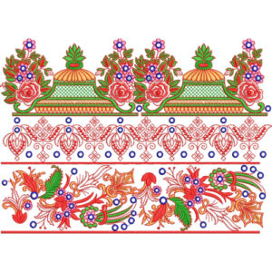 Unique Lace Embroidery Design