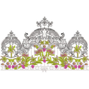 Lace Flower Embroidery Design