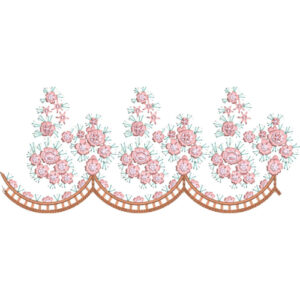 Lace Flower Embroidery Design