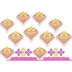 Lace Kurta Embroidery Design