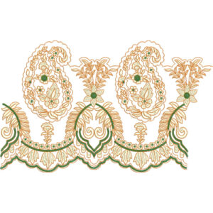 Floral Lace Embroidery Design
