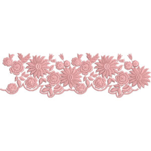 Floral Lace Embroidery Design