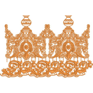 Lace Kurta Embroidery Design