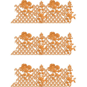 Unique Lace Embroidery Design