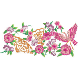 Lace Flower Embroidery Design