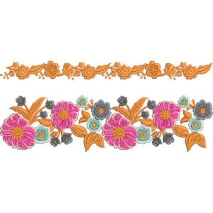 Simple Lace Embroidery Design