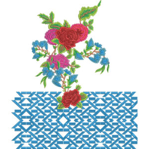 Simple Lace Embroidery Design