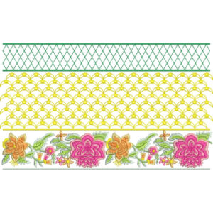 Lace Flower Embroidery Design