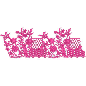 Lace Flower Embroidery Design