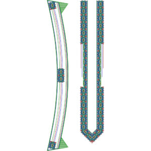 Flower Men Embroidery Design