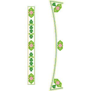 Flower Men Embroidery Design