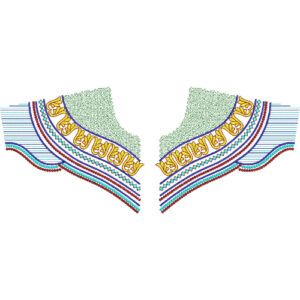 Neck Men Embroidery Design