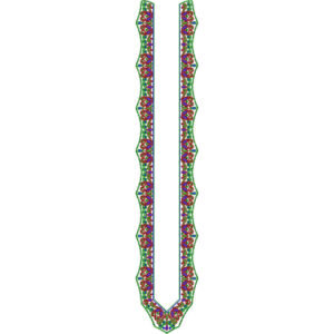 Flower Men Embroidery Design
