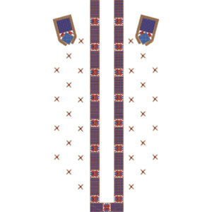 Delicate Men Embroidery Design