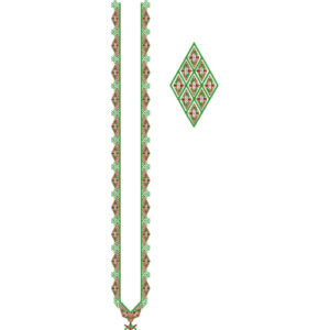 Neck Men Embroidery Design