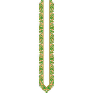 Neck Men Embroidery Design