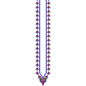 Flower Men Embroidery Design