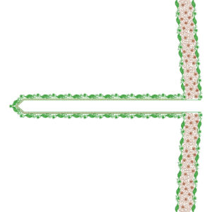Flower Men Embroidery Design