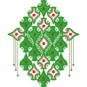 Flower Men Embroidery Design