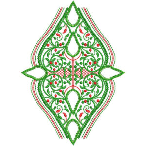 Flower Men Embroidery Design