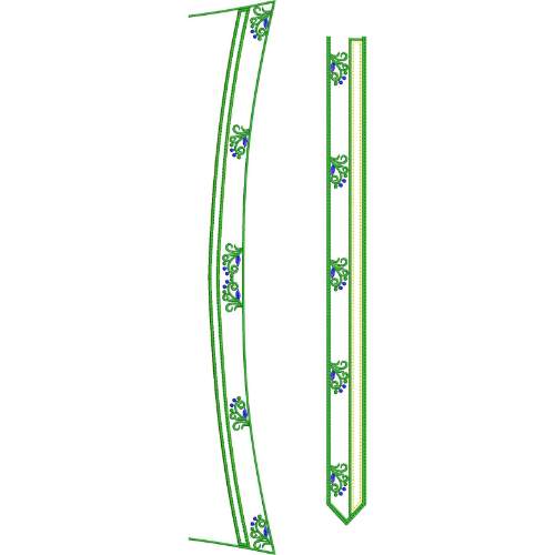 Delicate Men Embroidery Design