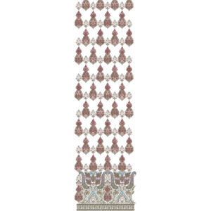 Simple Border Daman Embroidery Design