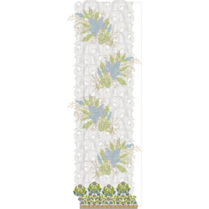 Beautiful Border Daman Embroidery Design