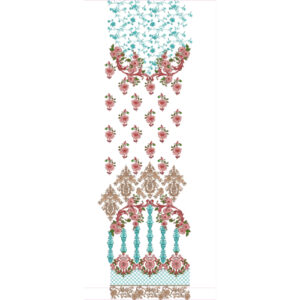 Simple Border Daman Embroidery Design