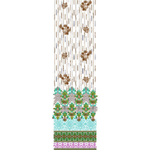 Unique Border Daman Embroidery Design