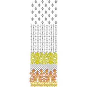 Border Daman Kurta Embroidery Design