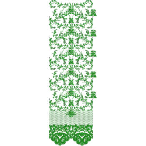 Unique Border Daman Embroidery Design